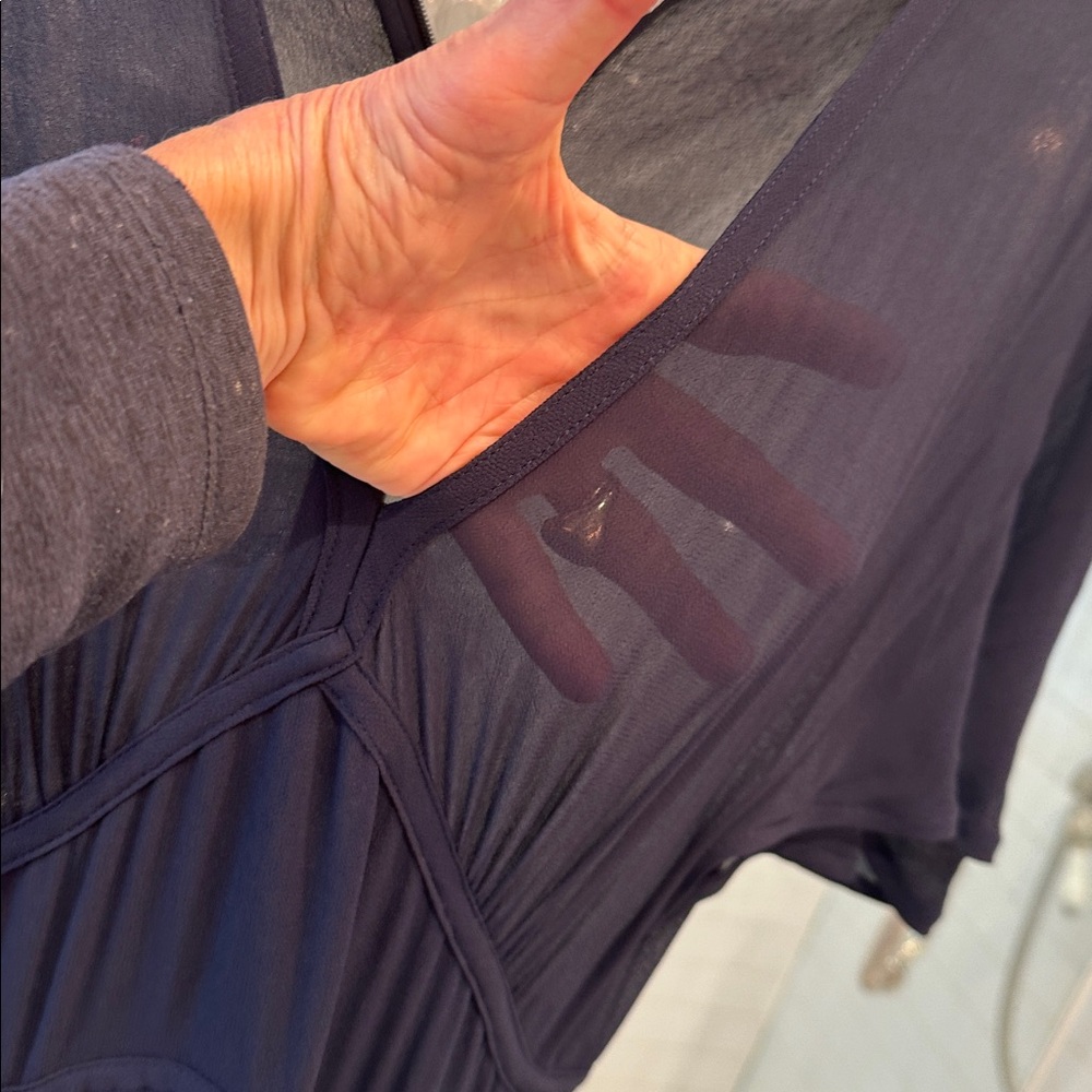Reformation NWOT- navy dress - Picture 6 of 7